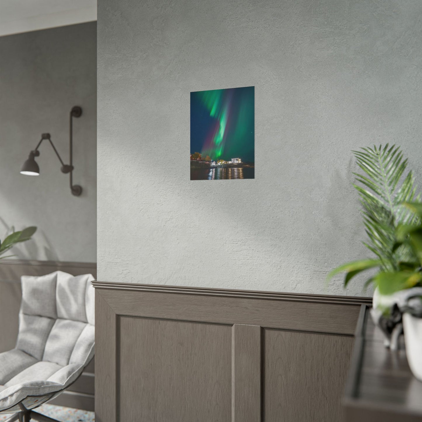 Poster Aurora Norway Lofoten